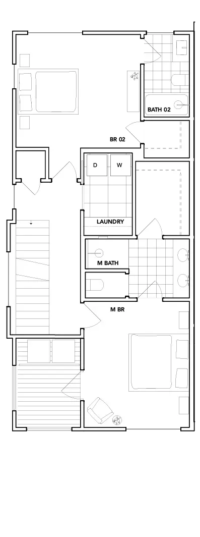 111 S Leach Street Second Floor floor plan