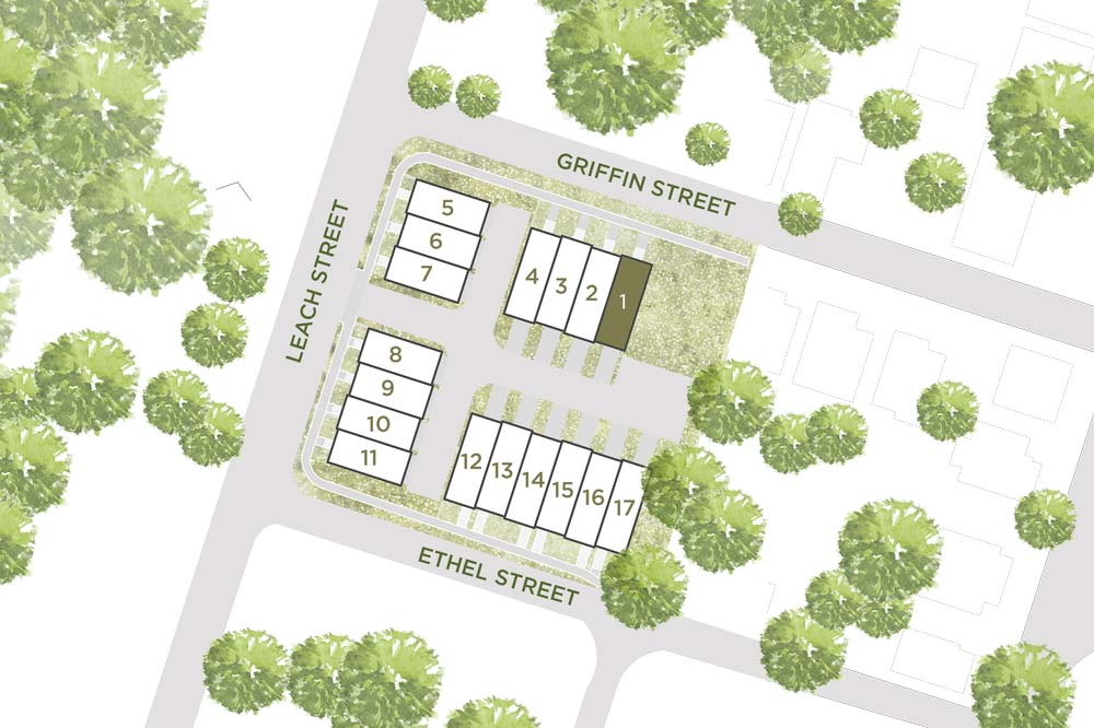 Griffin Street 1 Site plan