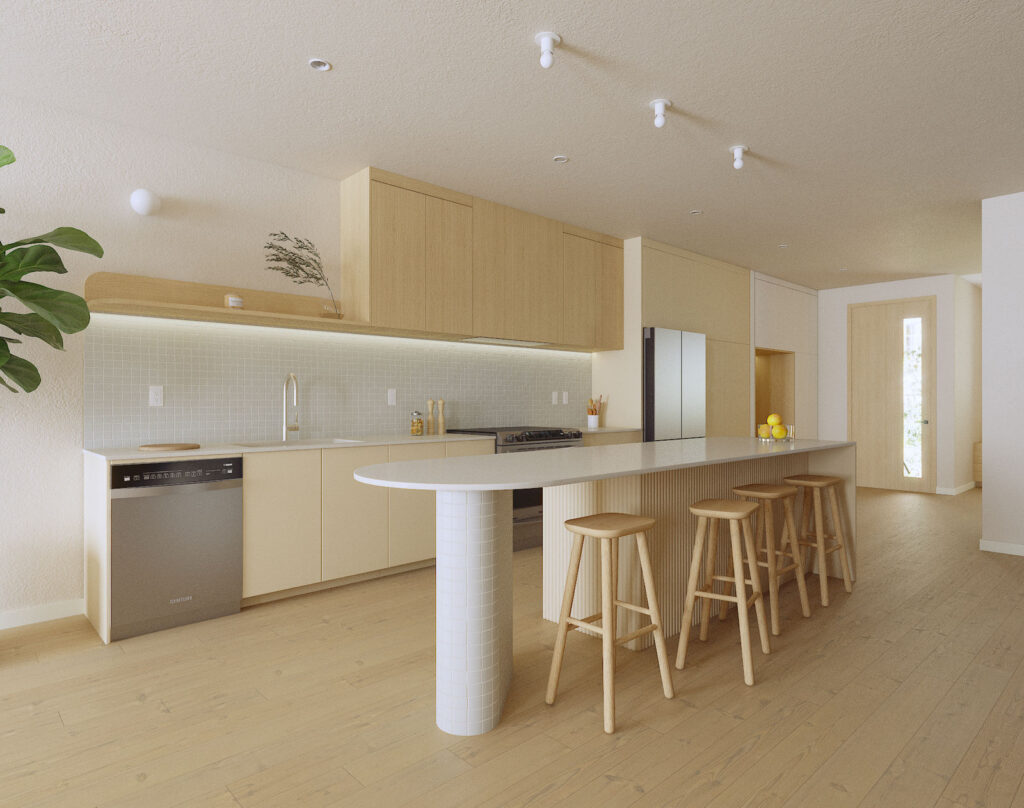 Griffin kitchen warm view