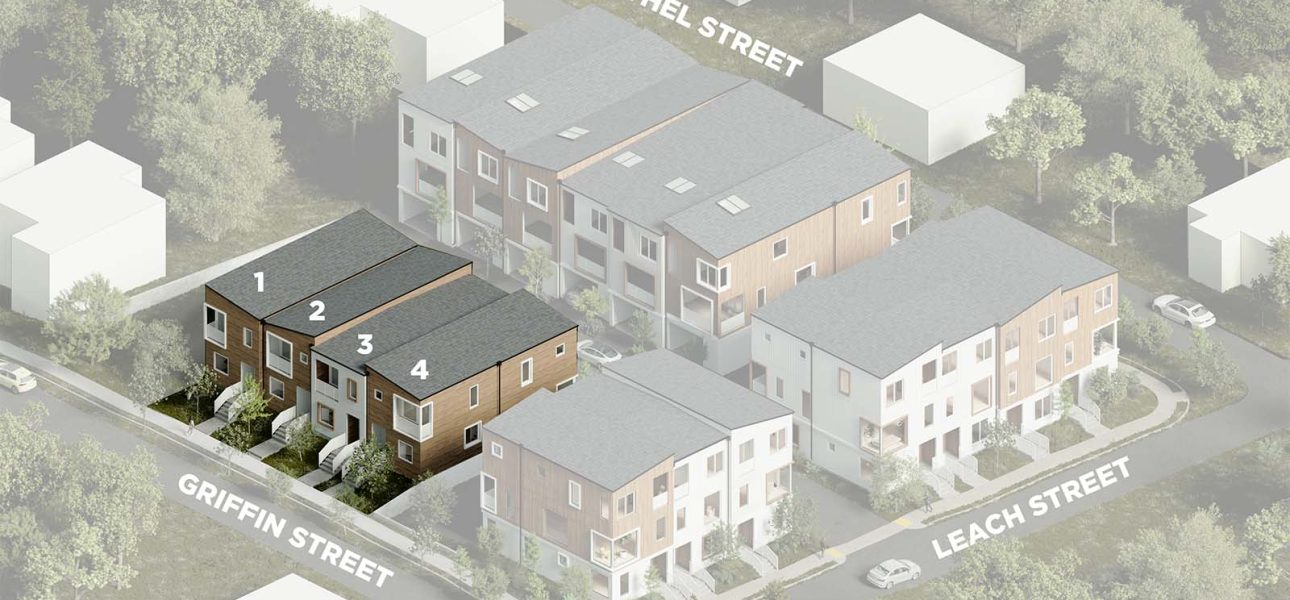 Griffin street aerial view
